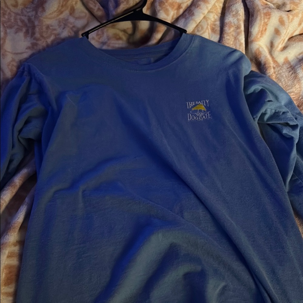 Hanes Long Sleeve Blue Tee